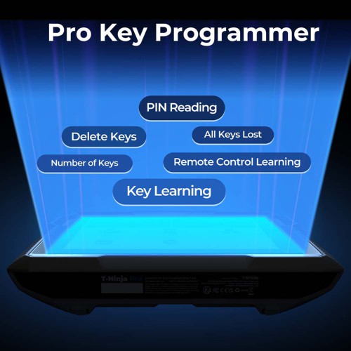 TOPDON T-Ninja Pro IMMO Key Programmer Auto Diagnostic Scanner Key Fob Programming Remote Control Learning PIN Reading Delete Keys All Keys Lost
