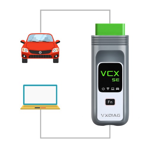 VXIDAG VCX SE Pro OBD2 Diagnostic Tool Via WIFI avec 3 Autorisations de Voiture GM FORD MAZDA VW AUDI HONDA TOYOTA