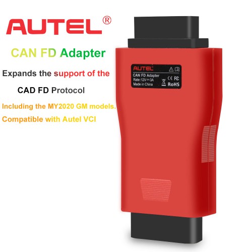 Autel CAN FD Adapter Compatible avec Autel VCI pour Maxisys Series Tablets sur Vehicles avec CAN FD Protocol