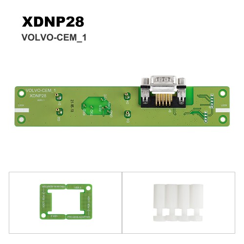 Xhorse Volvo KVM CEM Adaptateur sans Soudure 3pcs pour Mini Prog Key Tool Plus