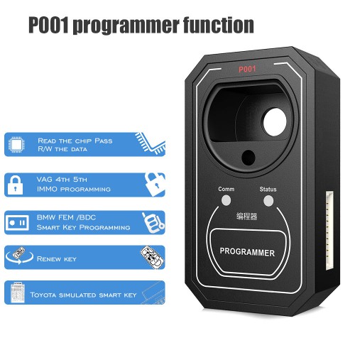 Good quality OBDSTAR P001 Programmer pour X300 DP/X300 DP Plus/Key Master DP Include EEPROM adapter, RFID adapter, Key Renew adapter 3-in-1