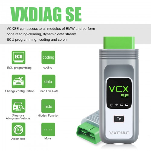 VXDIAG VCX SE pour BMW Hardware avec S/N V94SE*** Peut Ajouter d'Autres Marques Licence