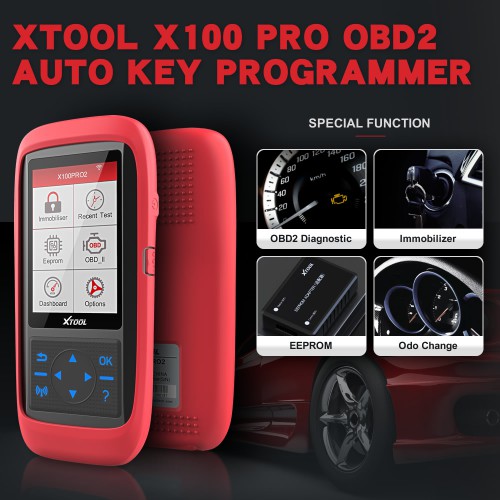 Français XTOOL X100 Pro2 Auto Key Programmer avec EEPROM Adapter Mise à Jour Gratuite à Vie