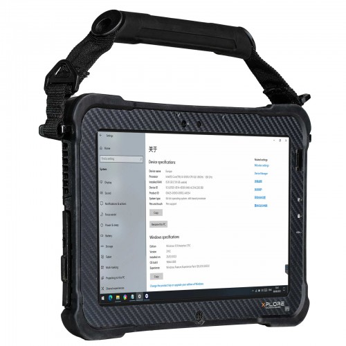 D'occasion Tablet Xplore Tech iX101B2 I5 3rd Generation 8G avec 256G BENZ Logicial V2023.03