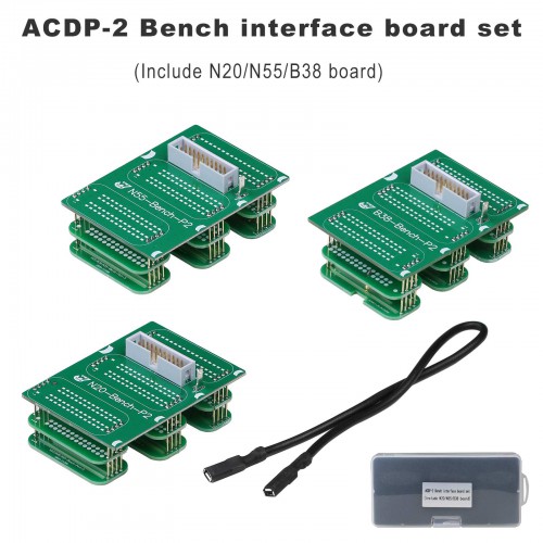 Yanhua ACDP 2 CAS Package avec Module 1/3 pour BMW CAS1/2/3/3+/4/4+ Add Key All-key-lost Mileage Reset avec Gratuite N20/N55/B38 Bench Interface Board