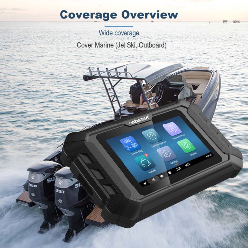 OBDSTAR iScan SUZUKI Marine Diagnostic Tablet Code Reading Code Clearing Data Flow Action Test 2 ans Mise à jour