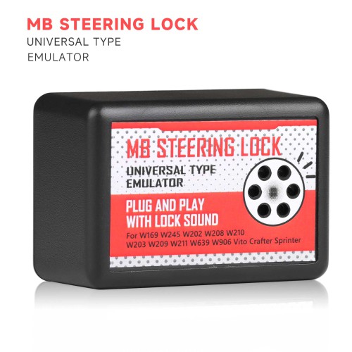 Universal Steering Lock Emulator pour Mercedes-Benz W169 W245 W202 W208 W210 W203  W209 W211 W639 W906 Plug and Play avec un son de Verrouillage