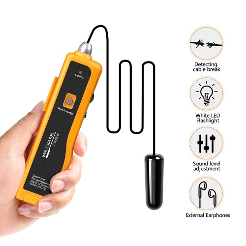 KOLSOL F02 Underground Cable Wire Locator Tracker Lan With Earphone
