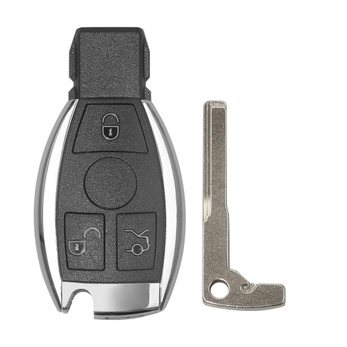 10pcs Original CGDI MB Be Key avec Smart Key Shell 3 Button pour Mercedes Benz Complete Key Package avec 10 Tokens Gratuit