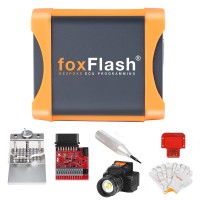 Français FoxFlash ECU TCU Clone et Chip tuning Tool plus OTB 1.0 Adapter / Cadre LED BDM Frame / ECU Cover Open Tool 4pcs avec Cadeau Gratuit