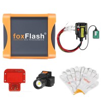 Français FoxFlash ECU TCU Chip Tuning tool plus GODIAG ECU GPT Boot AD Adapter avec Gratuit Toyota Lexus BDM/JTAG Adapter/Gants/Lampe frontale