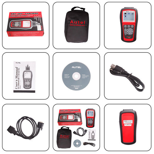 Original Autel AutoLink AL619 OBDII CAN ABS and SRS Scan Tool