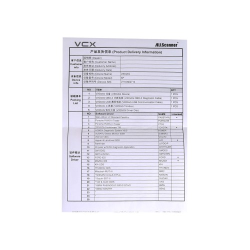 VXDIAG Multi Diagnostic Tool pour Toyota Ford Mazda Landrover Jaguar 4 in 1 WIFI Version
