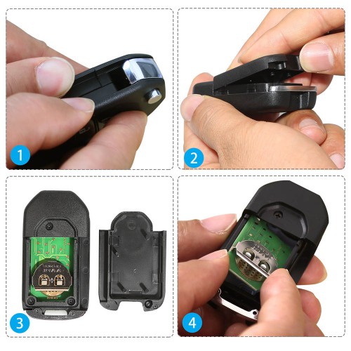 XHORSE XNHO00EN Wireless Universal Remote Key Fob 3 Buttons for Honda VVDI Key Tool English Version 5 Pcs/lot