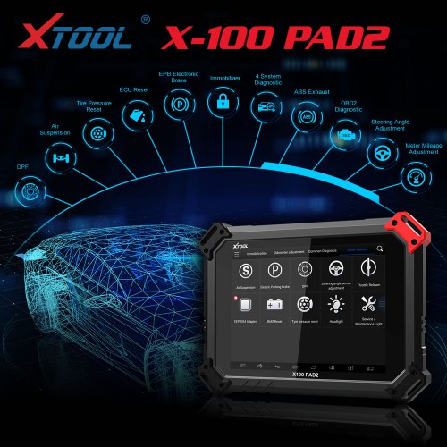 Français Xtool X100 Pad2 Pro Key Programmer Full Version Support VW 4th & 5th IMMO & Special Functions