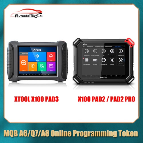 XTOOL MQB A6/Q7/A8 Online Programming Token Compatible avec X100 PAD2/PAD2 Pro/PAD3