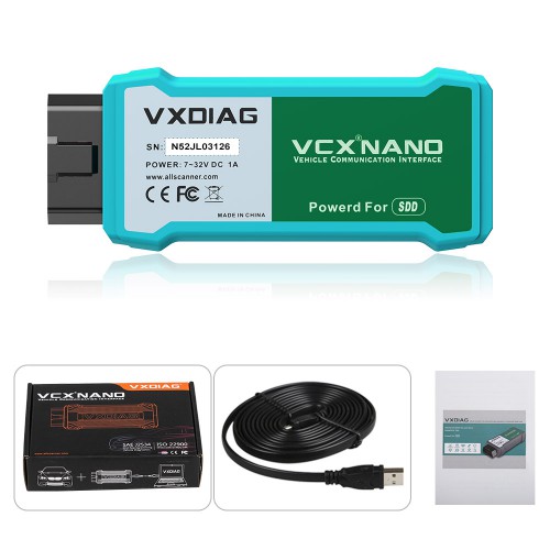 V164 VXDIAG VCX NANO pour Land Rover et Jaguar JLR SDD WIFI Version