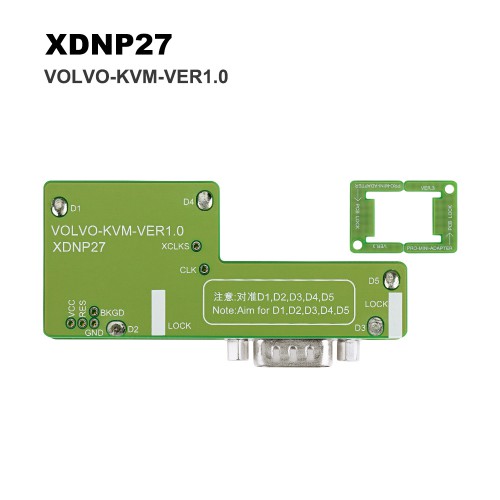 Xhorse Volvo KVM CEM Adaptateur sans Soudure 3pcs pour Mini Prog Key Tool Plus