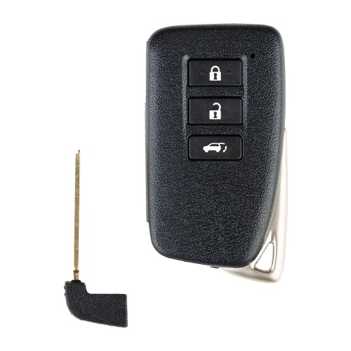Xhorse VVDI Toyota XM Smart Key Shell 1591 for Lexus 3 Buttons 5pcs/lot