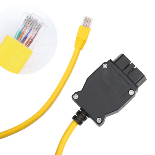 V3.23.4 ENET (Ethernet vers OBD) Interface Cable E-SYS ICOM Coding pour BMW F-Series