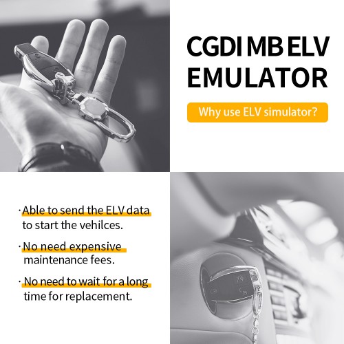 OEM MB ELV Simulator for Benz 204 207 212 pour MB Benz key Programmer