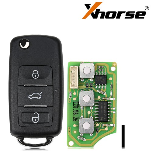 Xhorse XKB510EN Universal Remote Key B5 Type 3 Buttons for VVDI VVDI2 Key Tool(English Version) 5 pcs/lot