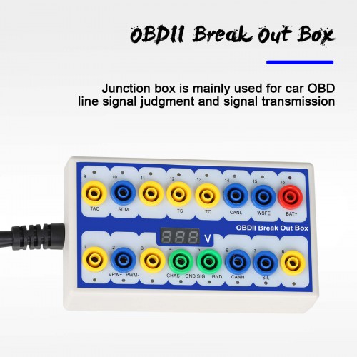 OBDII Protocol Detector & Break Out Box Livraison Gratuite