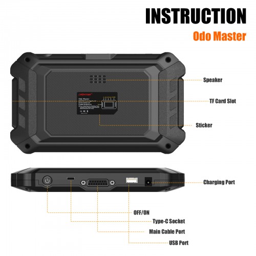Français OBDSTAR ODOMaster ODO Master X300M+ Correction Tool Gratuit FCA 12+8 Adapter ou BMT-08 Tester