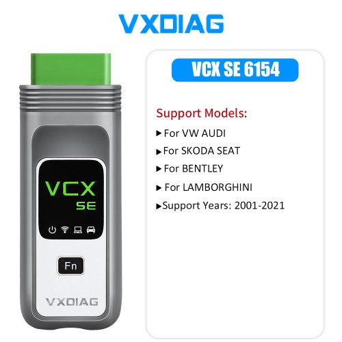 VXDIAG VCX SE 6154 OBD2 Diagnostic Scanner pour VW Audi Skoda avec 500G V9.10 Logiciel HDD et Engineering V14.0.0 WIFI