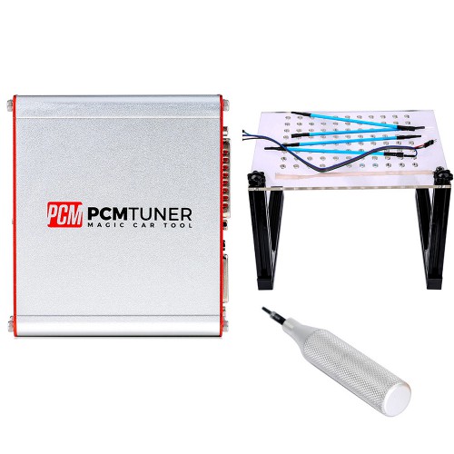 PCMTUNER ECU Programmer plus ECU Cover Open Tool et LED BDM Frame avec Mesh et 4 Probe Pens