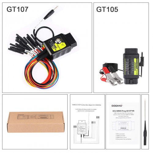 GODIAG GT107 DSG Gearbox Data Lire/écrire Adapter pour DQ250, DQ200, VL381, VL300, DQ500, DL500 Travailler avec PCMTuner Kess PCMFlash KTMBench