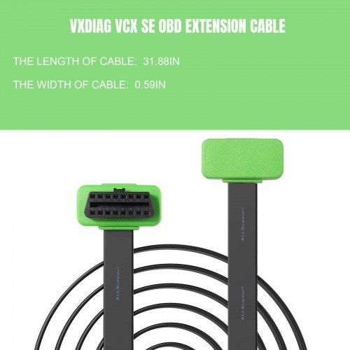 VXDIAG VCX SE OBD Extension Cable Original Main OBD 2 Extended Connector 16Pin pour VXDIAG VCX SE, LAUNCH X431V, AUTEL AP200