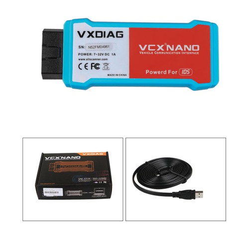 Français VXDIAG VCX NANO V129 Ford IDS / V129 Mazda IDS 2 in 1 WIFI Version