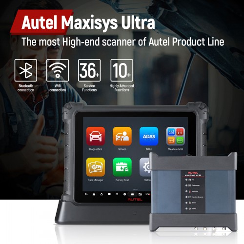Autel Maxisys Ultra Top Intelligent Automotive Full Systems Diagnostic Scanner Support Guidance Function Topology Module Mapping