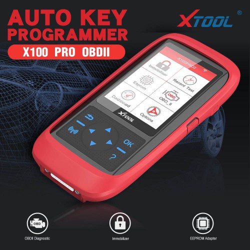 Français XTOOL X100 Pro2 Auto Key Programmer avec EEPROM Adapter Mise à Jour Gratuite à Vie