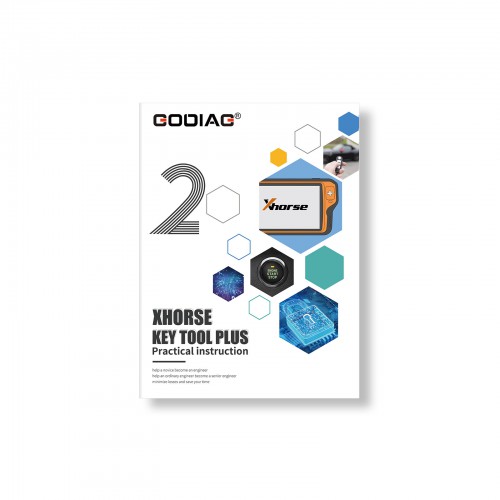 GODIAG Key Tool Plus Practical Instruction 1&2 Deux Livres pour Locksmith Vehicle Maintenance Engineer