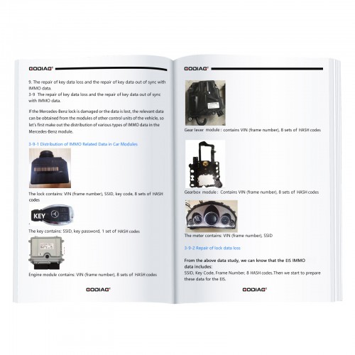 GODIAG Key Tool Plus Practical Instruction 1&2 Deux Livres pour Locksmith Vehicle Maintenance Engineer