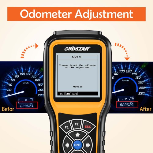 Original OBDSTAR X300M Cluster Calibration OBDII Special Mileage Correction Tool