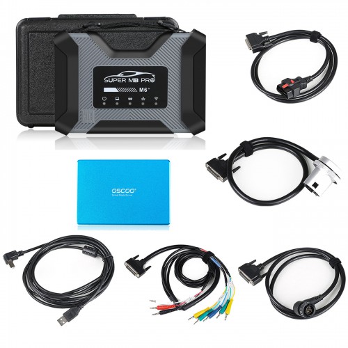 [Full Version] Français SUPER MB PRO M6+ DoIP Benz Diagnosis Scanner plus V2023.09 Logiciel SSD Supports BMW Aicoder E-sys