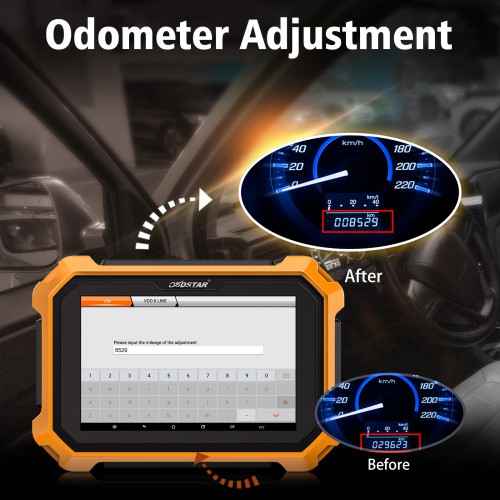 OBDSTAR X300 DP Plus C Package Full Version OBD2 IMMO Diagnostic Tablet avec Key Sim 5 In 1 NISSAN-40 BCM Cable et FCA 12+8 Universal Cable