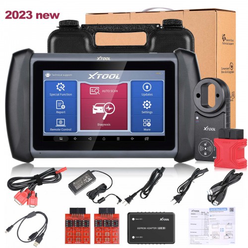 Français XTOOL InPlus IK618 Powerful Key Programmer All System Diagnostic Scanner Toyota/Benz All Key lost avec Kc100 pour VW 4th&5th IMMO