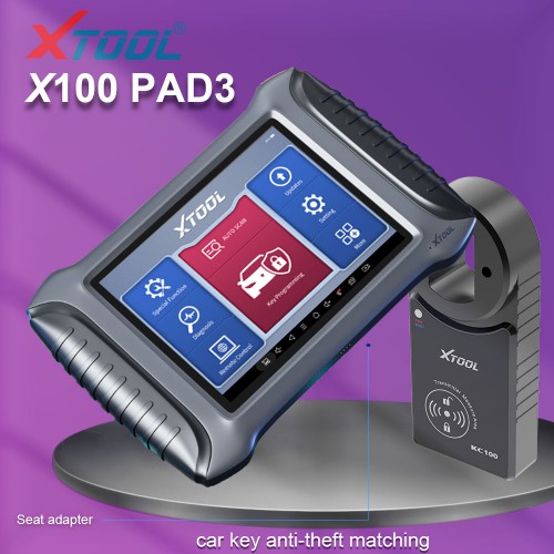 XTOOL X100 PAD3 X100 PAD Elite Professional Key Programmer avec KC100&EEPROM Adapter Support Toyota Smart Key Lost