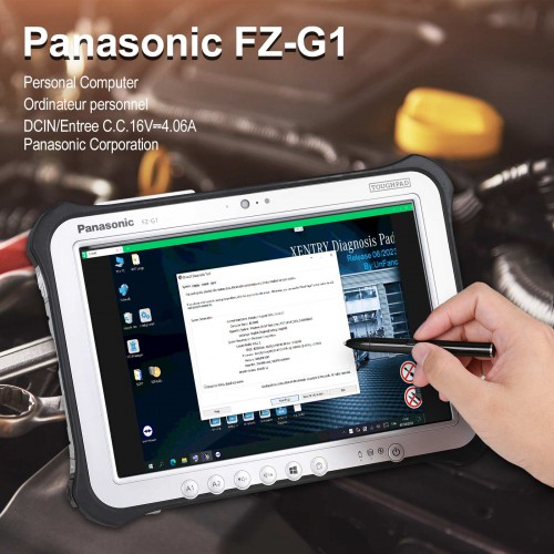 D'occasion Panasonic FZ-G1 I5 3rd generation Tablet 8G without Hard Disk avec 2023.03 Xentry SSD 256GB Gratuite