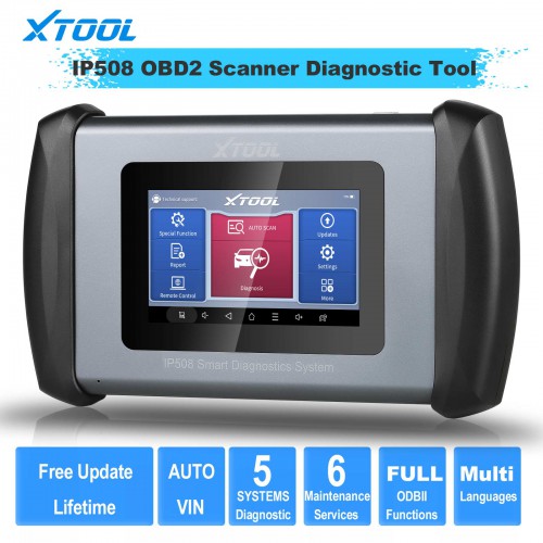 Français XTOOL Inplus IP508 OBD2 Diagnostic Scanner Support 5 Systems Diagnostic ABS SRS AT Engine Scanner Auto VIN