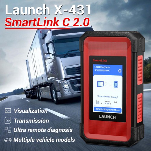 LAUNCH X431 HD SmartLink C 2.0 Camion Lourd Module Nouveau HD3 Diagnostic pour Camion / Machinerie / véhicule Commercial Travailler sur PRO3/ V+/PRO3S