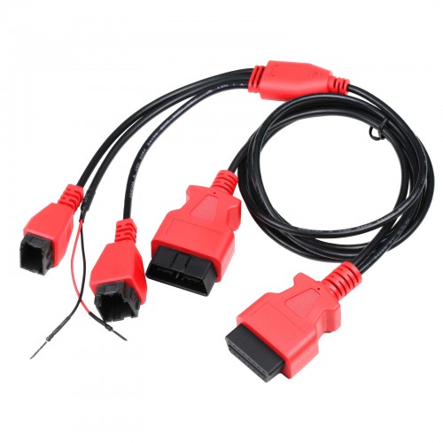 XTOOL FCA 12+8 Cable Adapter pour Chrysler Fiat Jeep Travailler avec PS701 PRO/EZ400PRO/D7/D8/D9/IK618/IP616/X100 MAX/A80pro