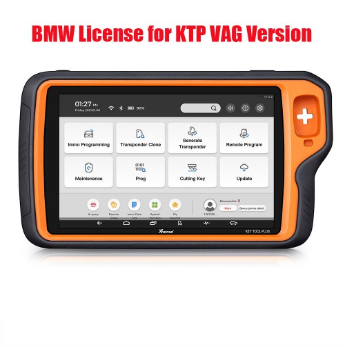BMW IMMO Programming Logiciel License pour Xhorse VVDI Key Tool Plus VAG Version