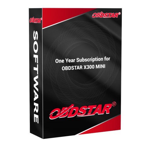 OBDSTAR X300 Mini Series Service de Mise à Jour du logiciel d'un An Subscription Activation en Ligne