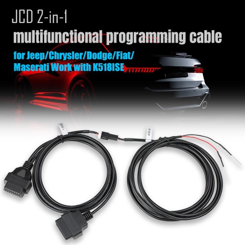 Lonsdor JCD 2-in-1 Chrysler Fiat Maserati Multifunctional Programming Cable for K518ISE K518S