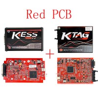 Acheter V2.47 Rouge PCB V5.017 KESS V2 et V7.020 KTAG ECU Programmeur Pas de limitation de Tokens